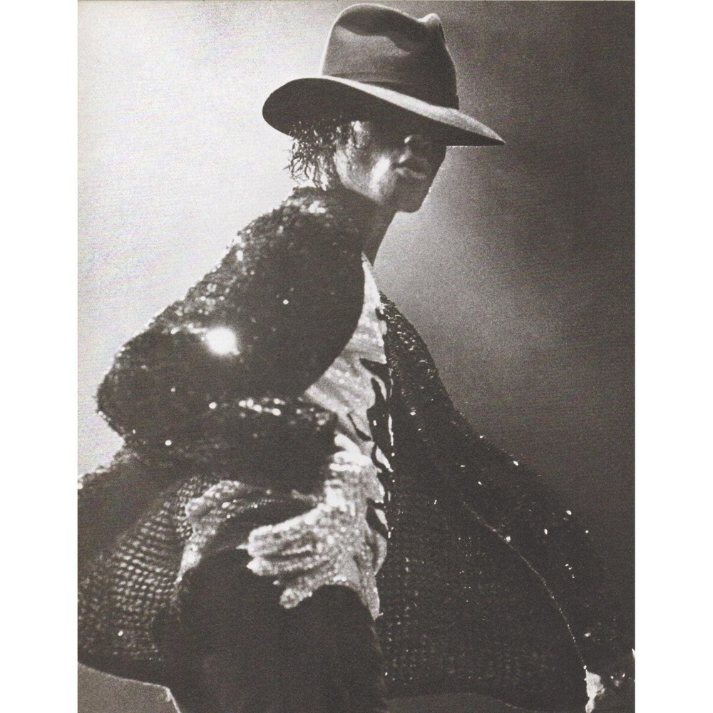 Michael Jackson c. Mid 1980s Fedora Glove Pose Thriller Era Magazine Print